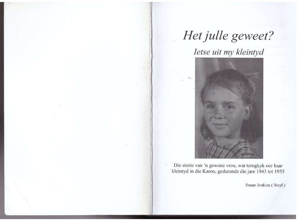 Het julle geweet? - Susan Jenkins (Steyl)