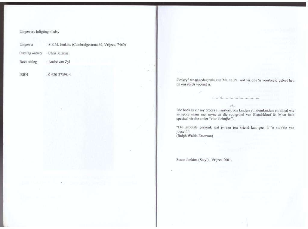 Het julle geweet? - Susan Jenkins (Steyl)