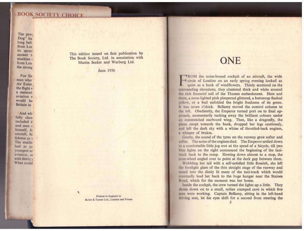 The Proving Flight: A Novel  --  David Beaty