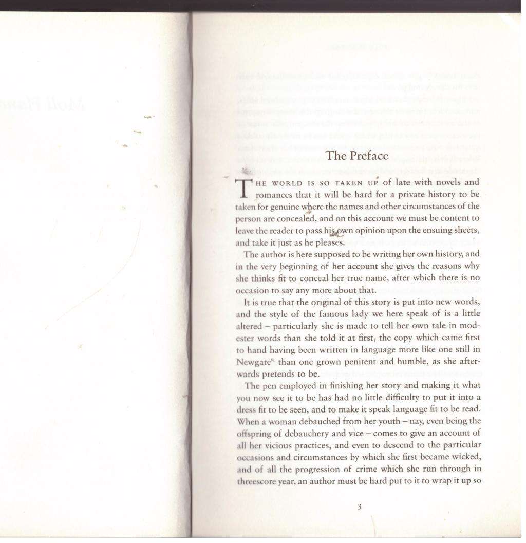 Moll Flanders -- Daniel Defoe