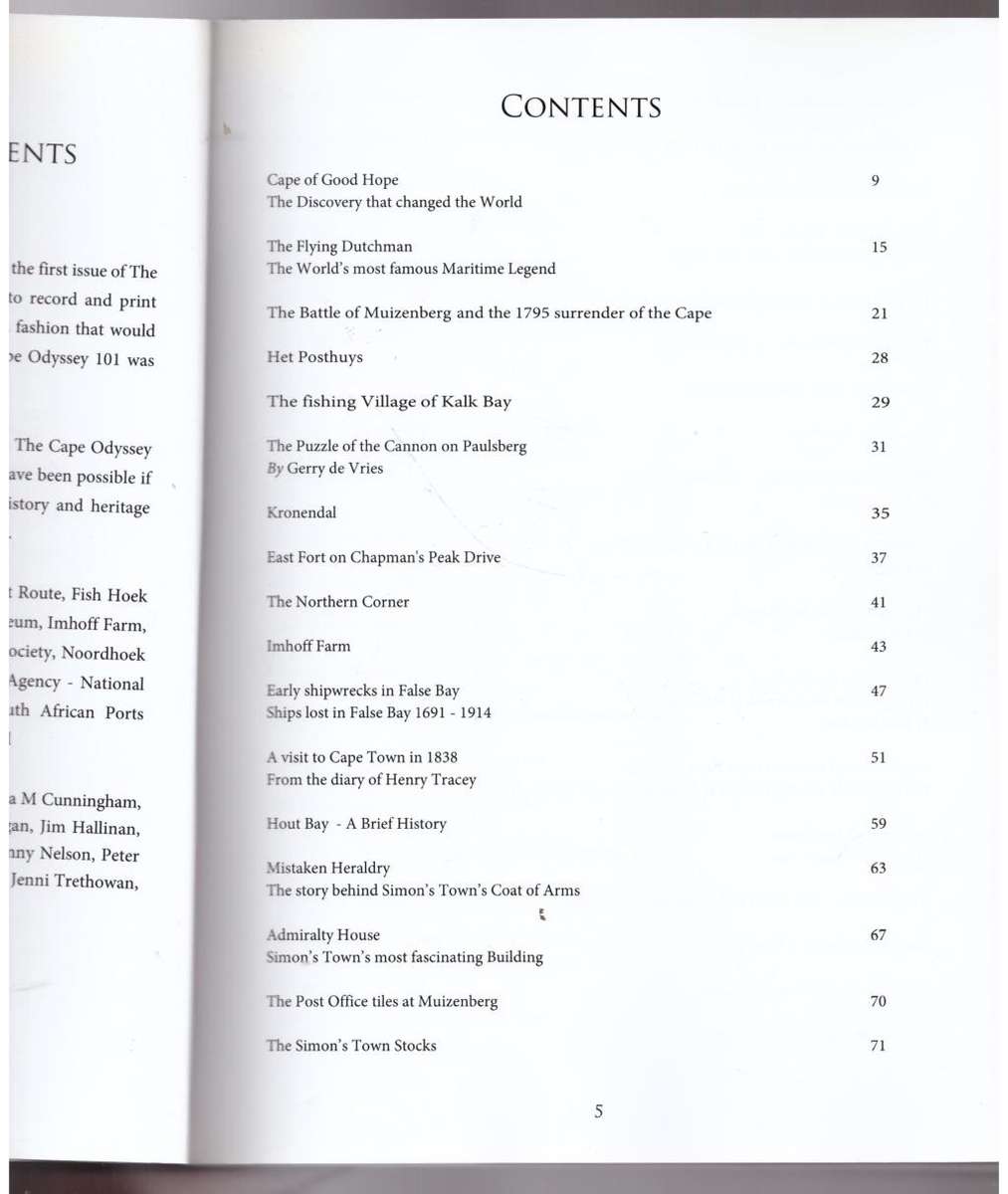 The Cape Odyssey 102: Featuring the South Peninsula --  Gabriel Athiros, Joshua Kahle  **SIGNED**