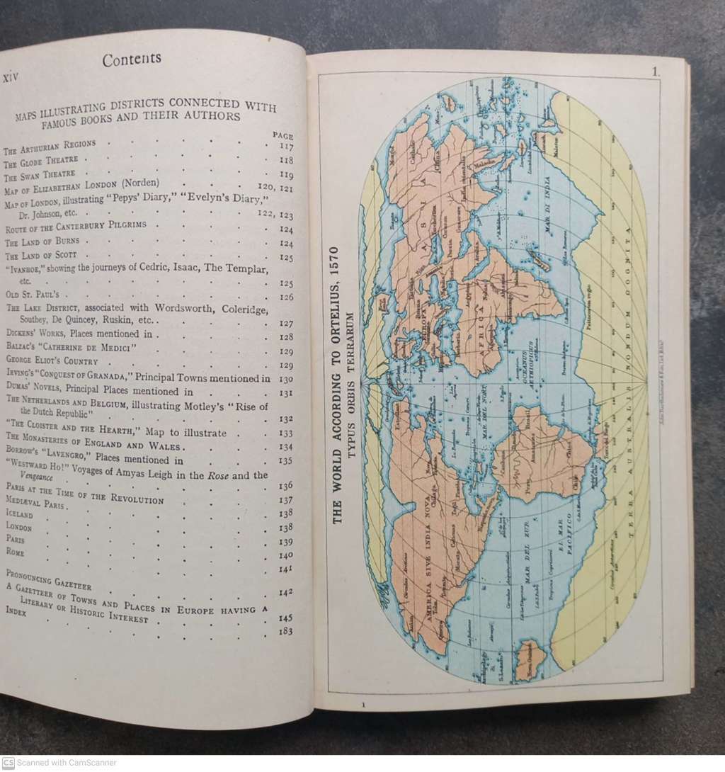 A Literary and Historical Atlas of Europe  -- J. G. Bartholomew