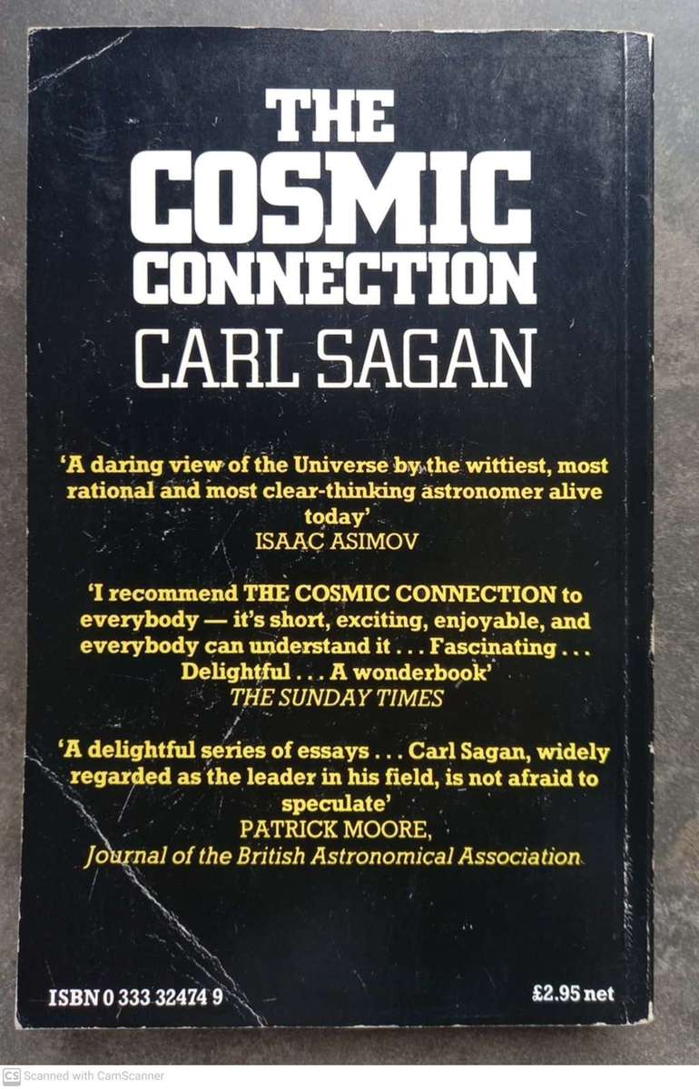 The Cosmic Connection: An Extraterrestrial Perspective  -- Carl Sagan