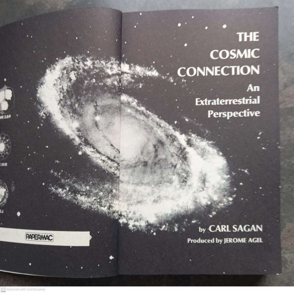 The Cosmic Connection: An Extraterrestrial Perspective  -- Carl Sagan
