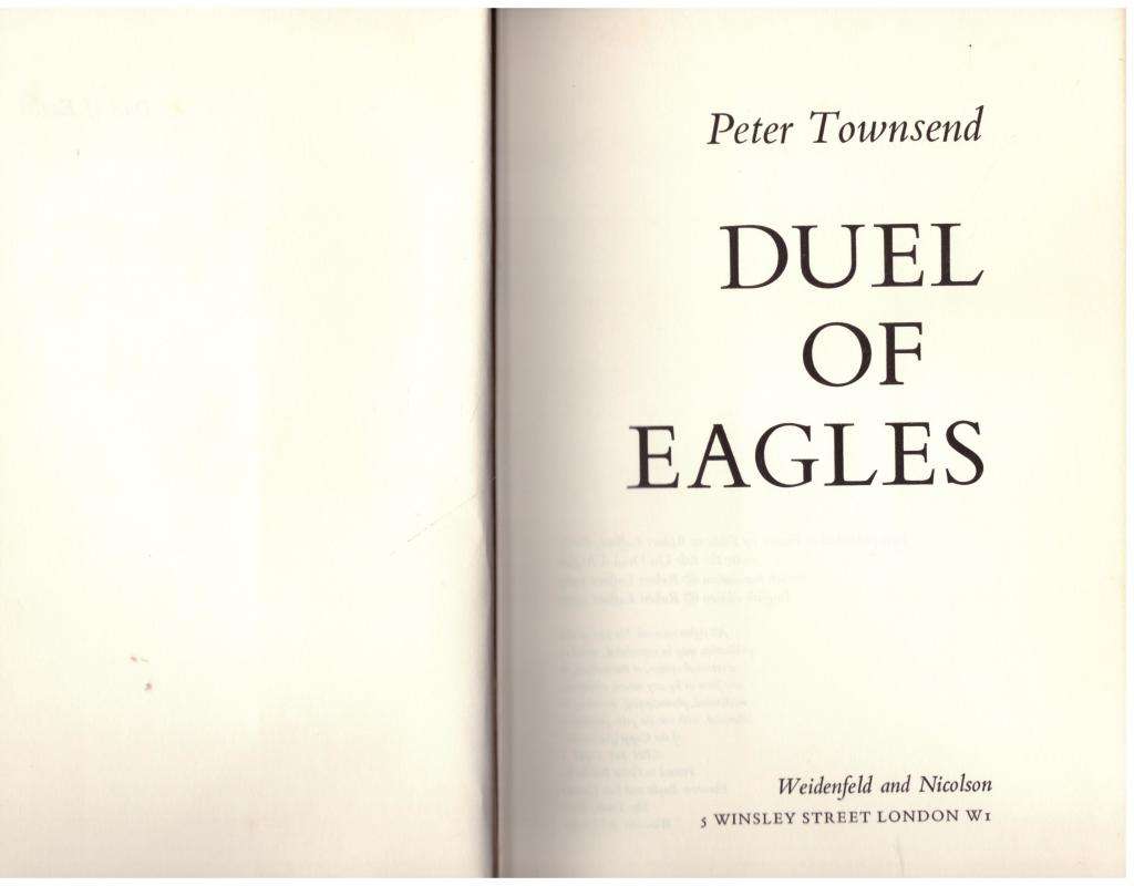 Duel of Eagles  -- Peter Townsend