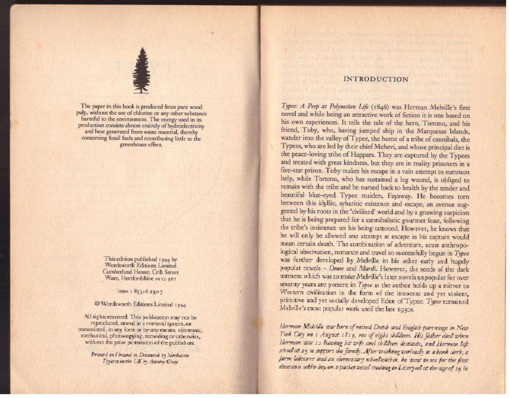 Typee  --  Herman Melville