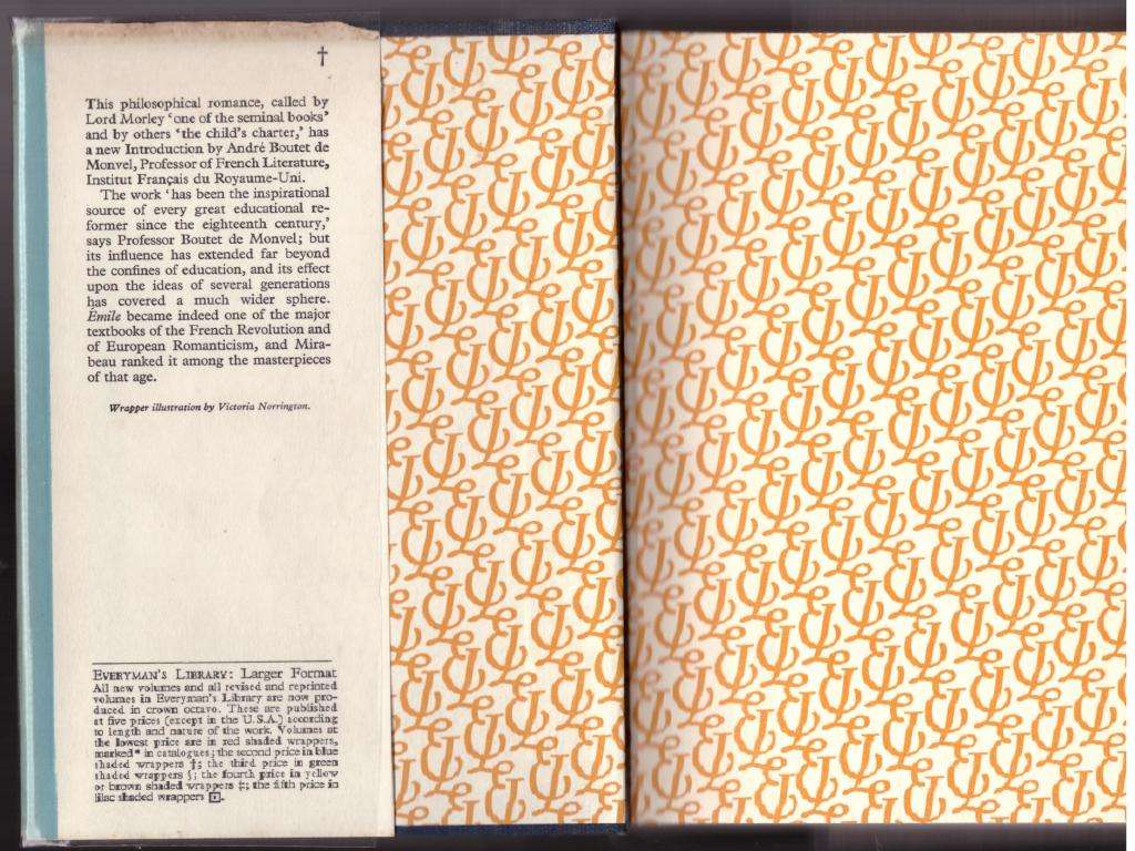 Émile: Or, Treatise on Education  --  Jean-Jacques Rousseau