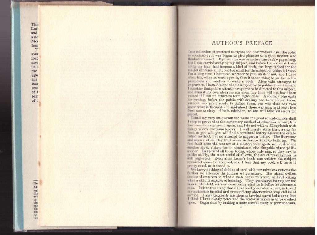 Émile: Or, Treatise on Education  --  Jean-Jacques Rousseau