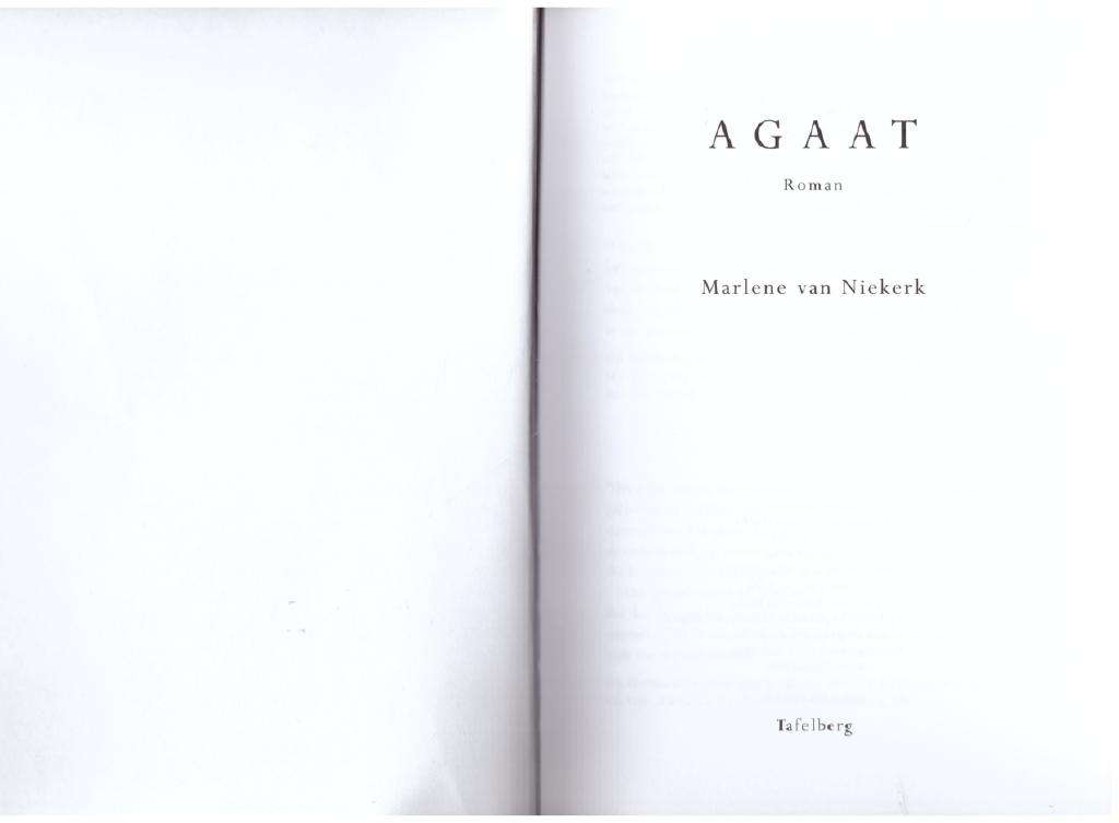 Agaat -- Marlene Van Niekerk
