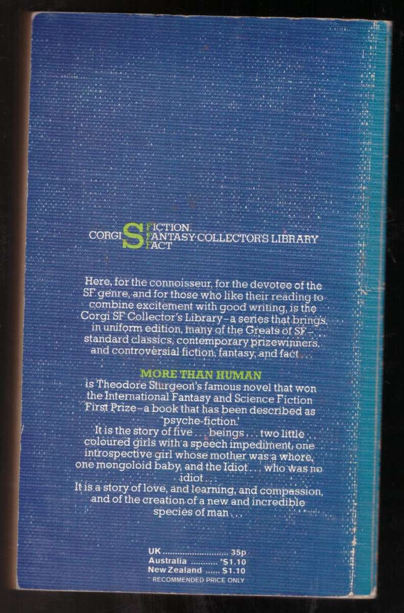 More Than Human (Corgi SF collector's library)  -- Theodore Sturgeon