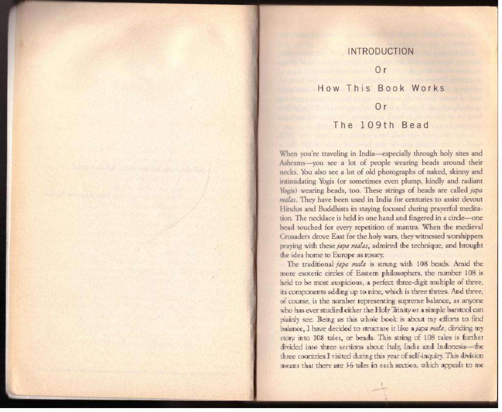 Eat Pray Love: One Woman's Search for Everything -- Elizabeth Gilbert