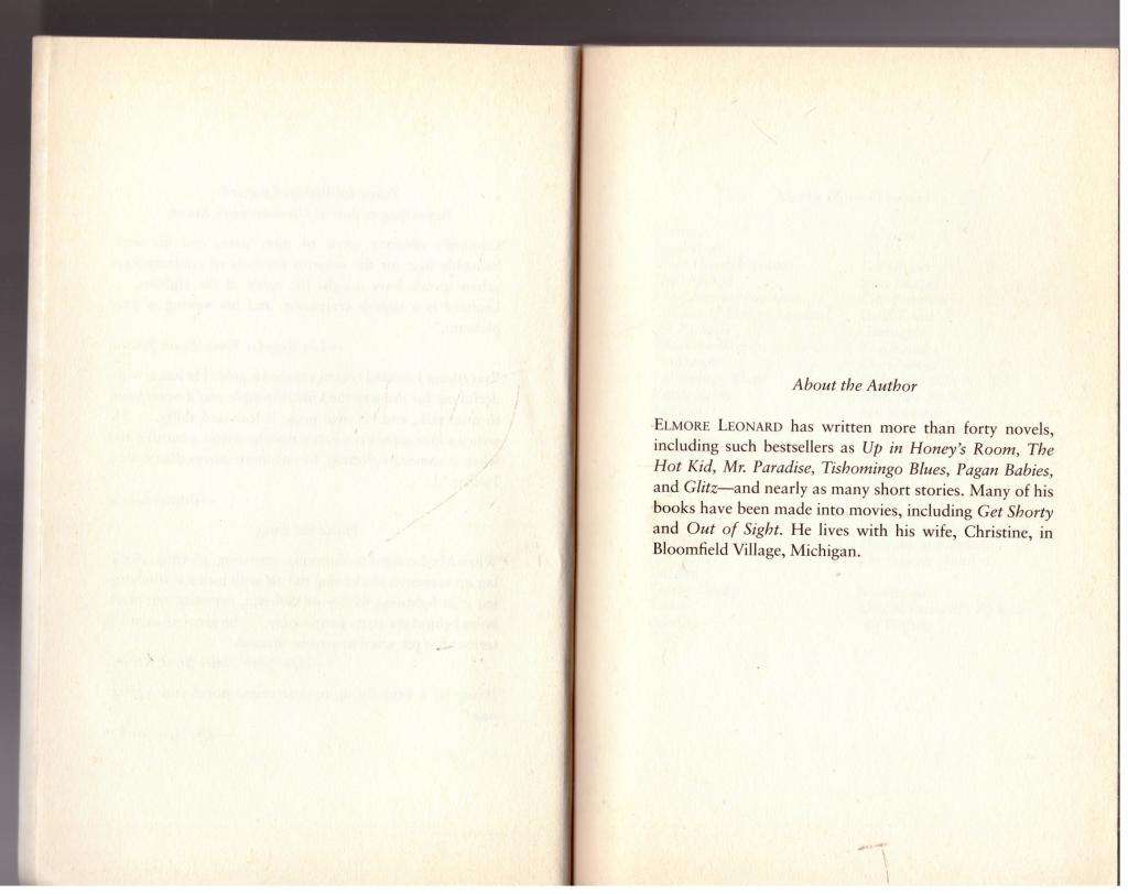 Swag: A Novel  --  Elmore Leonard