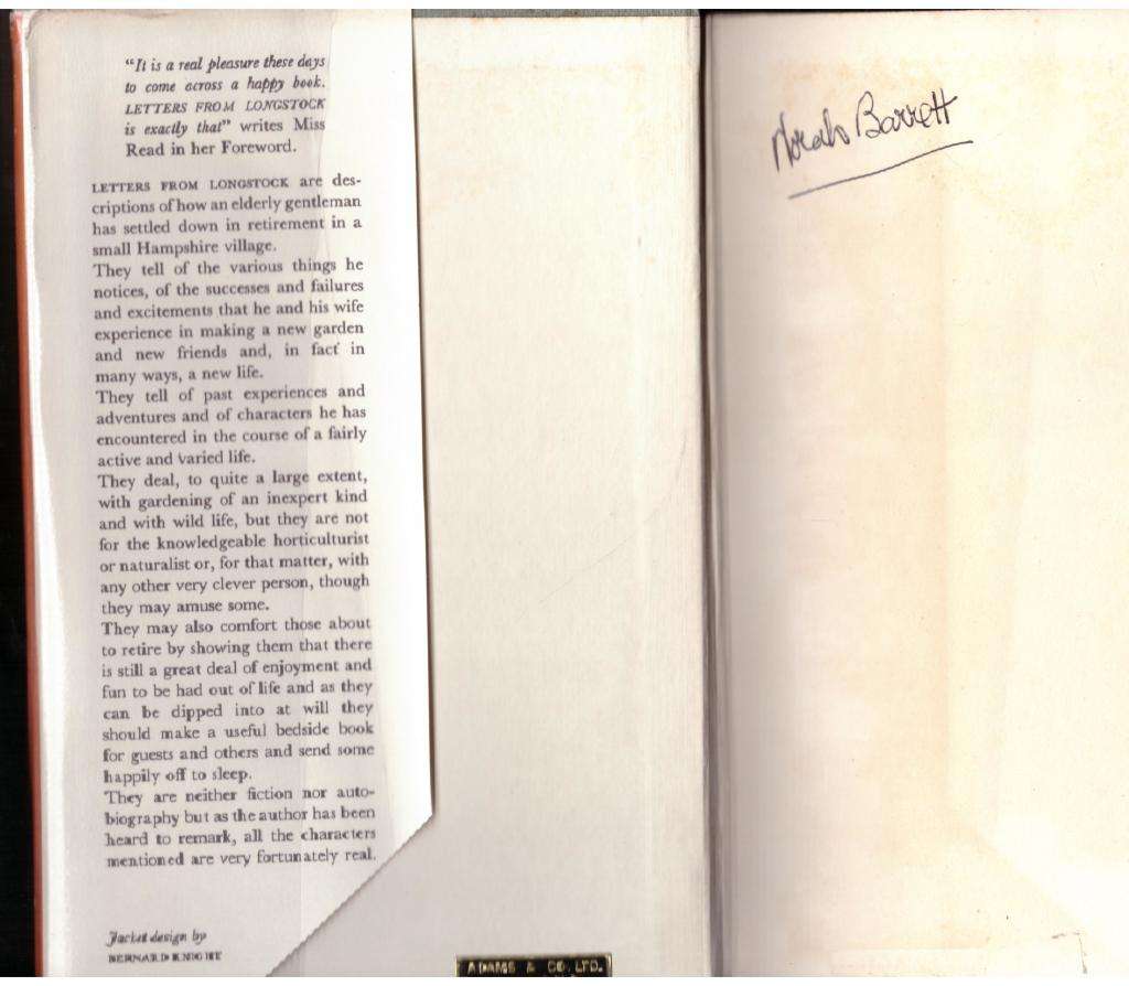 Letters from Longstock -- Geoffrey Snagge