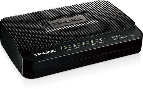 TP-LINK ADSL2+ Ethernet/USB Modem Router (8817)