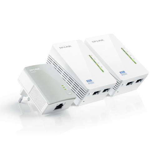 TP-LINK AV500 Powerline Universal WiFi Range Extender, 2 Ethernet Ports, Network Kit (WPA4220T KIT)