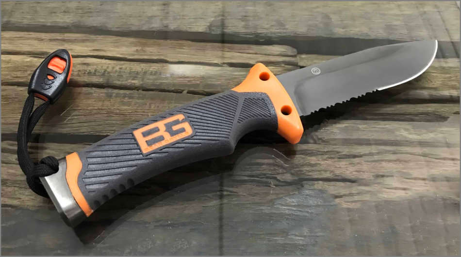 Gerber Bear Grylls Ultimate Survival Knife combo edge
