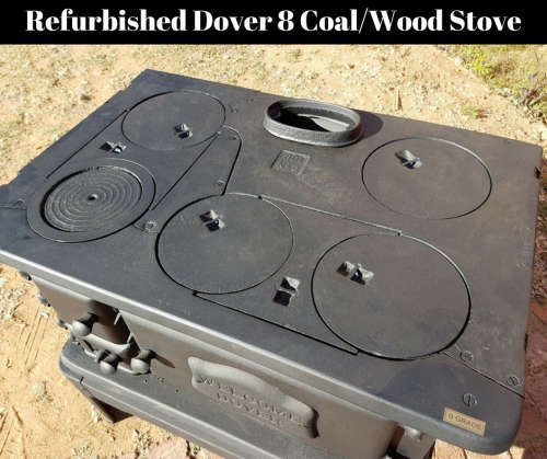 Refurbished Dover 8 Coal/Wood Stove - SCF 002