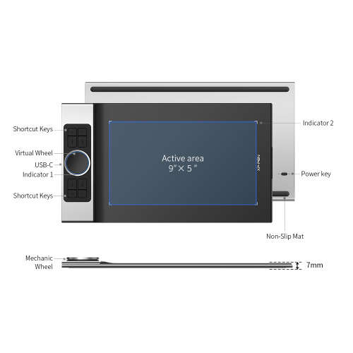 **DEMO** XPPen Deco Pro M Graphics Drawing Tablet