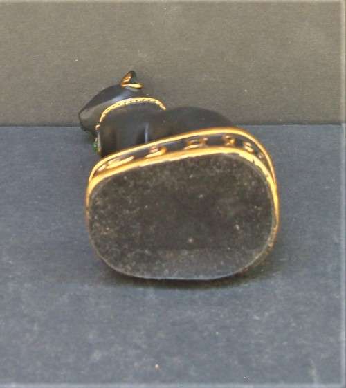 BAST - Black Ancient Egypt Egyptian Goddess Cat `Bastet` Stone-Resin Figurine Statue Miniature 10 cm