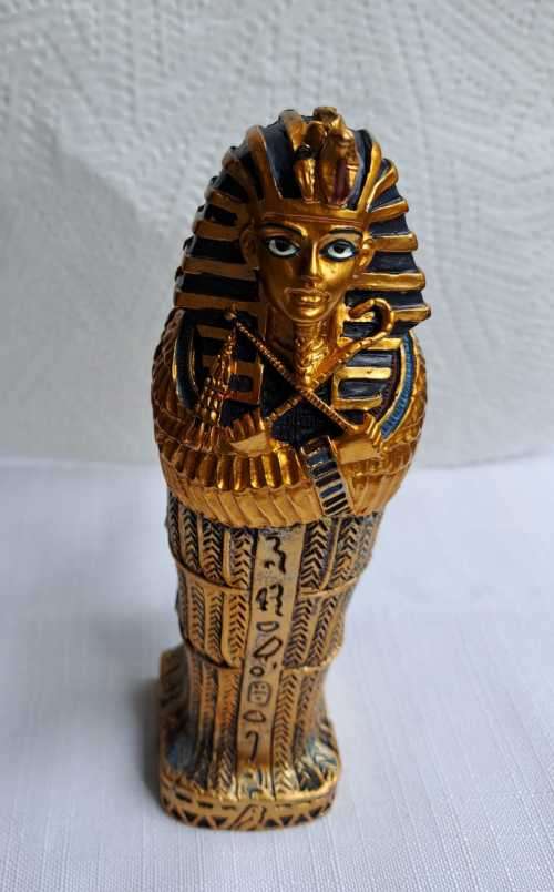 EGYPTIAN SARCOPHAGUS WITH MUMMY