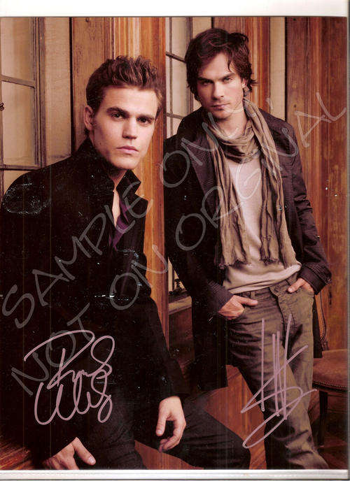 Vampire Diaries Autographed Photo