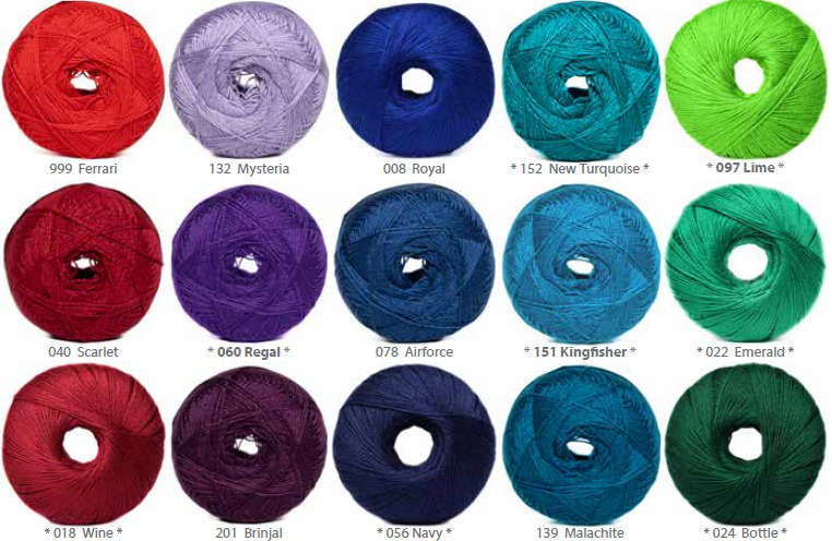 Crochet No.5 Yarn Wool 50g ball / 250g Cone crochet knitting wool