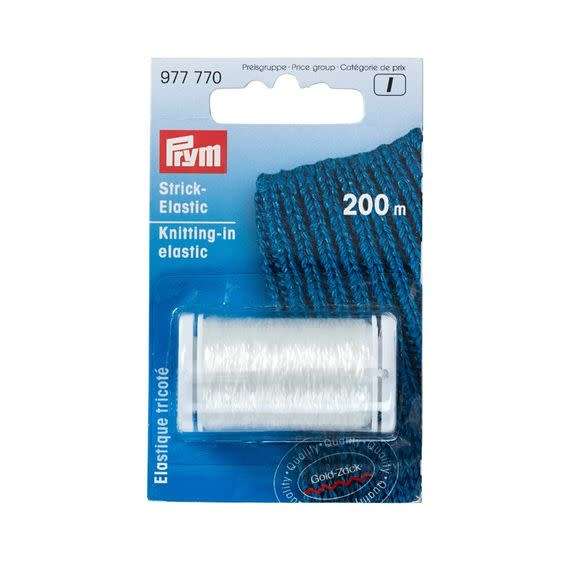 Prym Knitting in / Crochet in / knit in Elastic Transparent