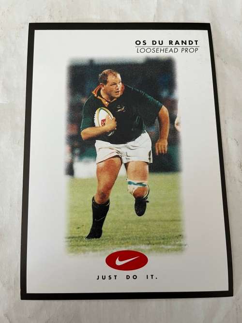 Nike Rugby Card 2000 - Os du Randt