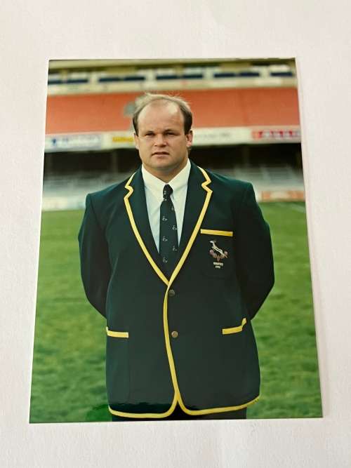 Original Rugby Photograph - Johan Styger
