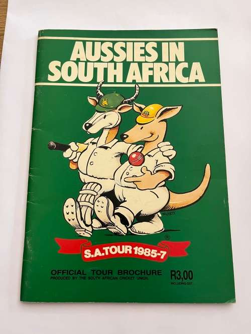 Official Tour Brochure (72 pages) - Australia (Aussies) in South-Africa 1985-1987