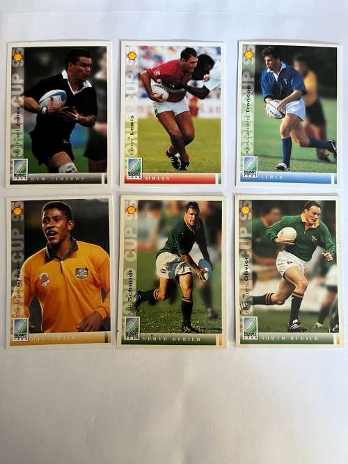 1995 Rugby World Cup Rugby Cards * 6