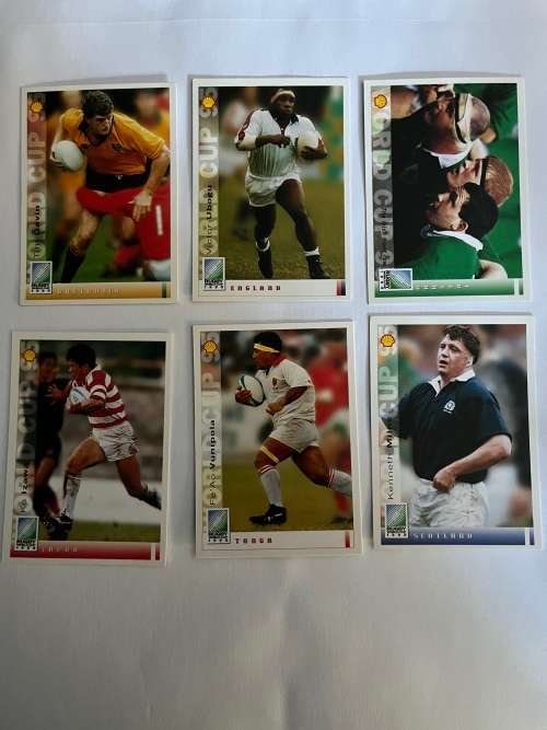 1995 Rugby World Cup Rugby Cards * 6