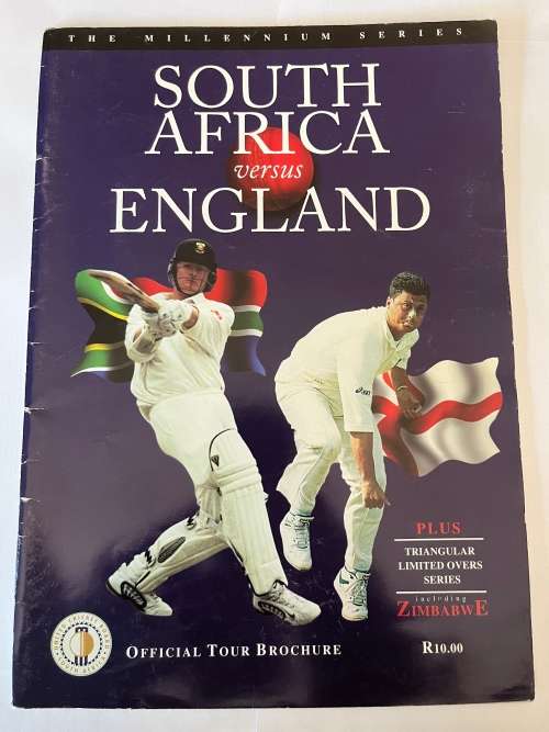 Cricket - 1999/2000 England tour of South-Africa Brochure