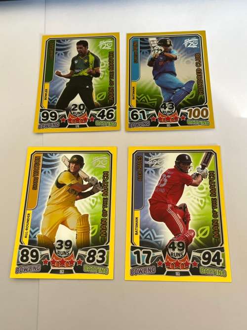 Cricket Attax Cards 2014 - Rare Gold Foils * 12