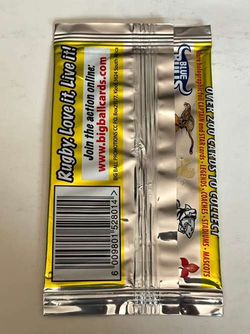 Rugby - 2010 Big Ball Rugby Card Packet (Empty)