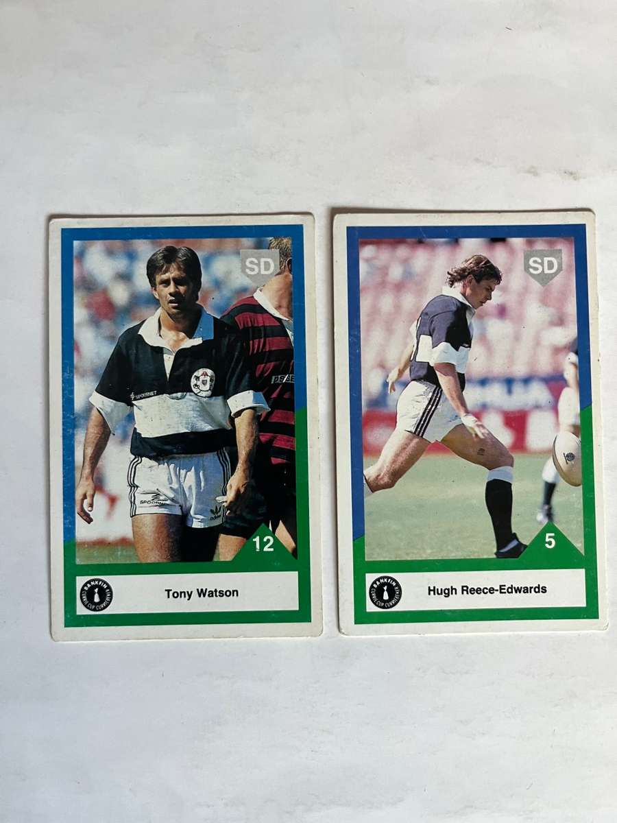 Rugby Cards - 2 * 1992 Sports Deck Currie Cup Rugby Cards