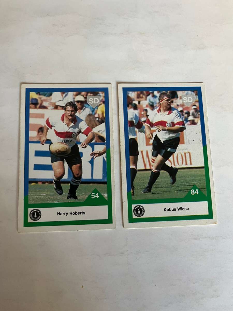 Rugby Card - 2 * 1992 Sports Deck Currie Cup Rugby Cards