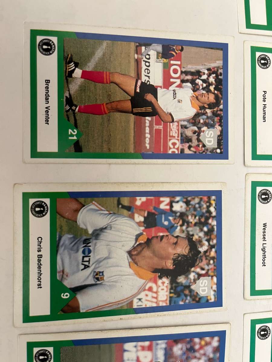 Rugby Cards - 13 * 1992 Free State Sports Deck Currie Cup Rugby Cards