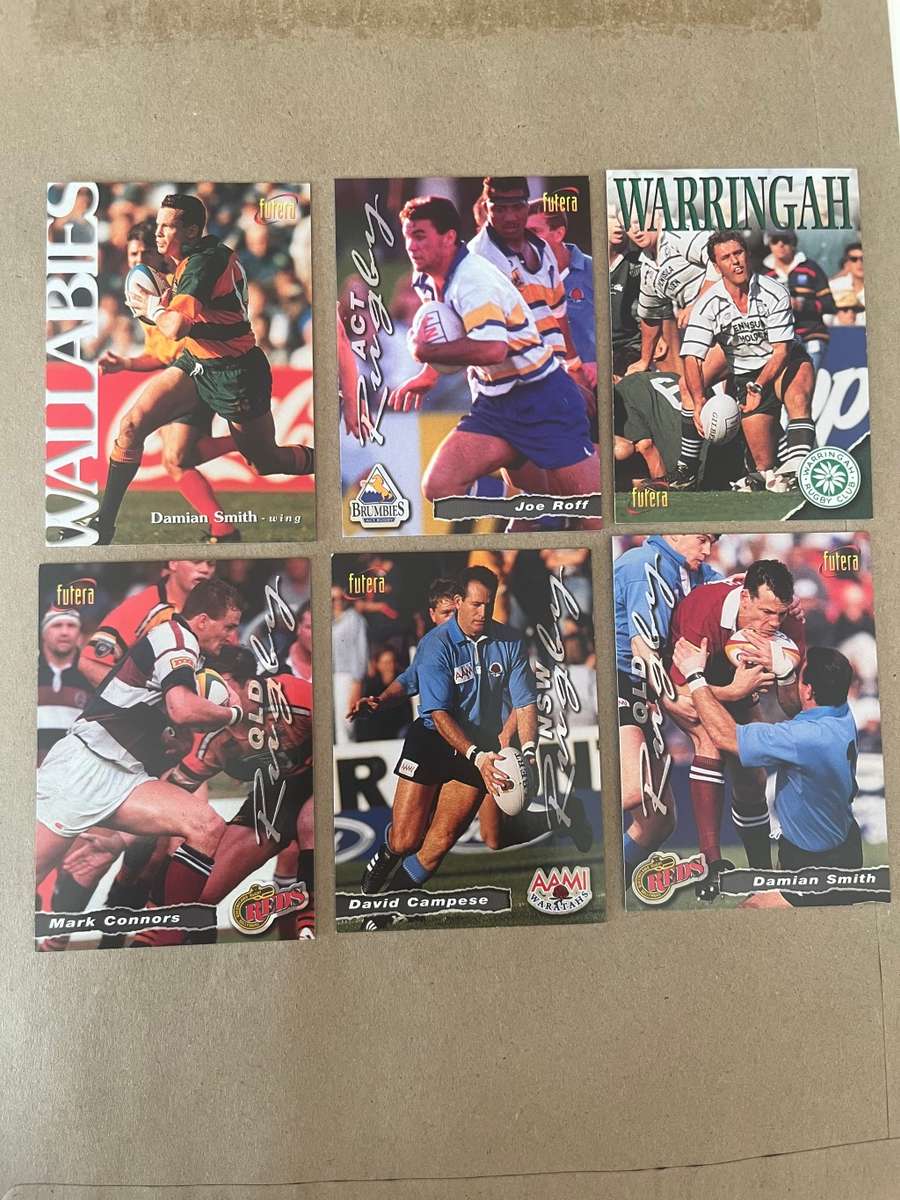 Rugby Cards - 6 * 1996 Futera Australian Rugby Cards