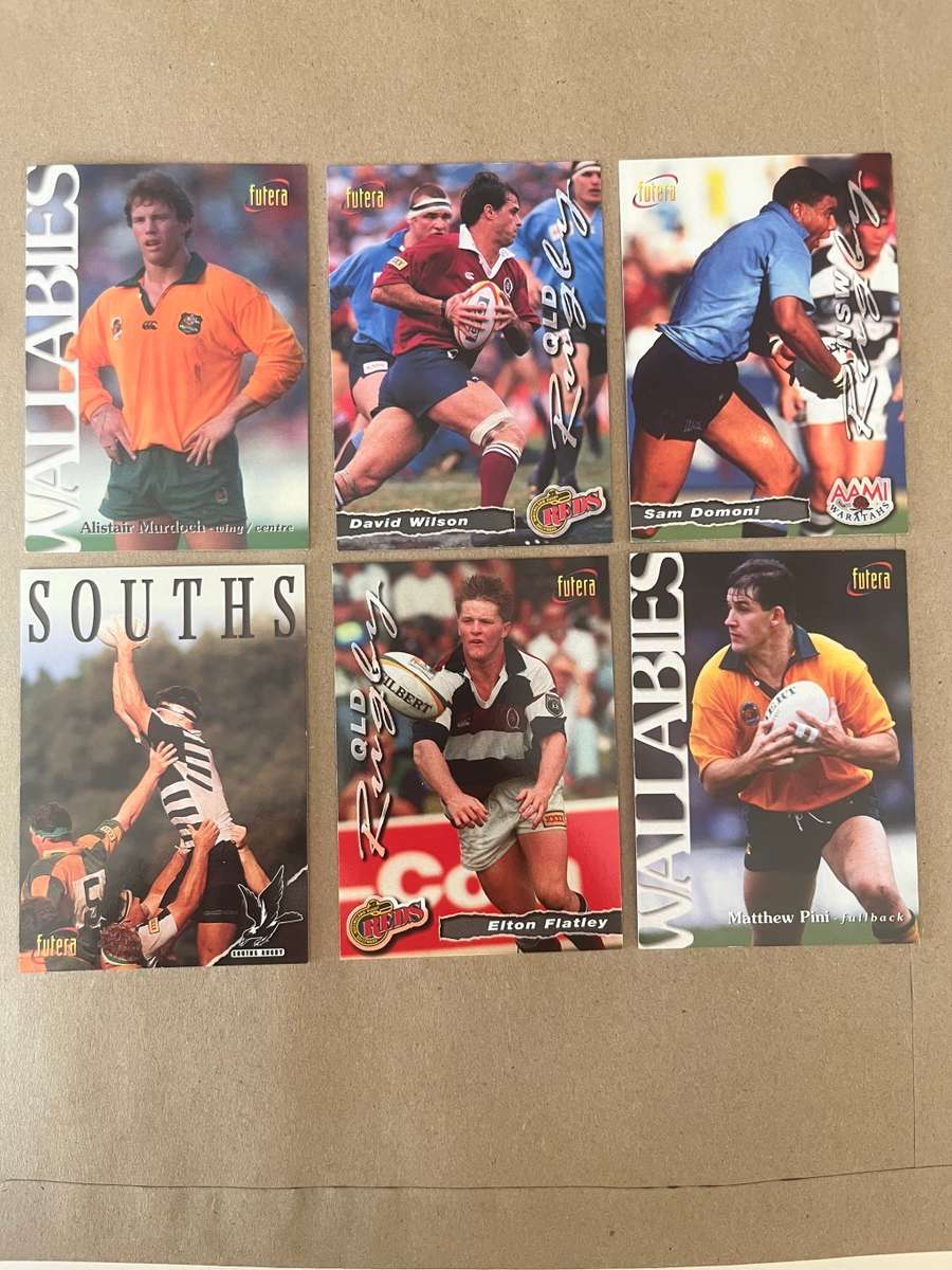 Rugby Cards - 6 * 1996 Futera Australian Rugby Cards