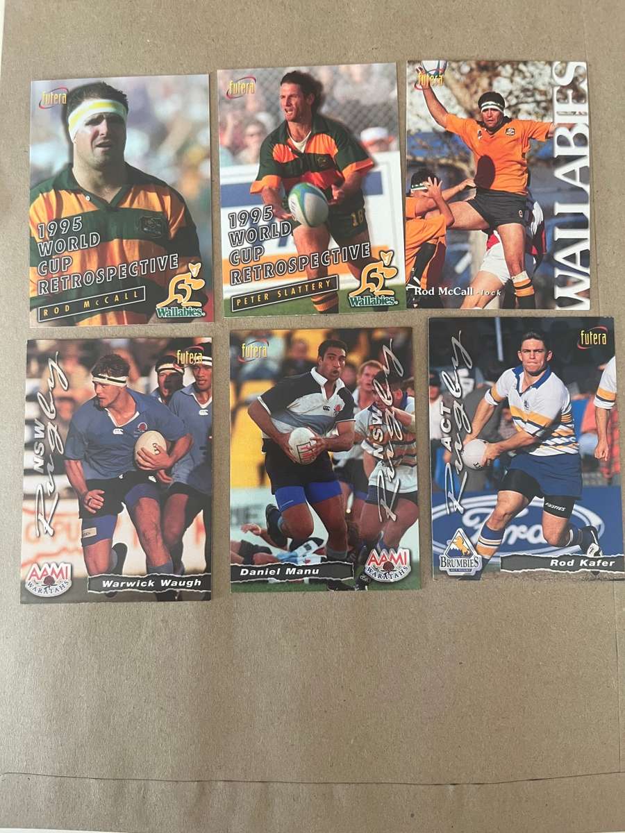 Rugby Cards - 6 * 1996 Futera Australian Rugby Cards