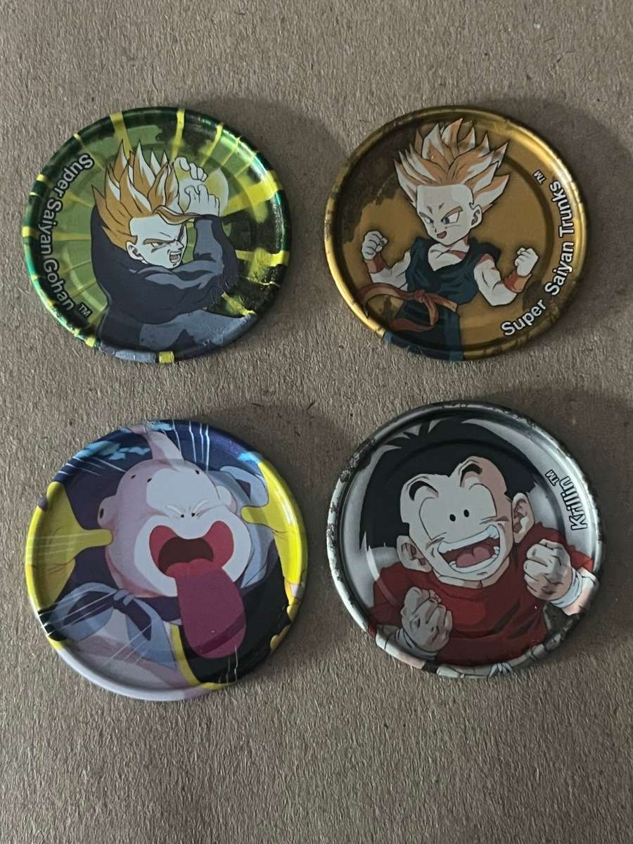 Tazos - Dragonball Z Metal Tazos * 4