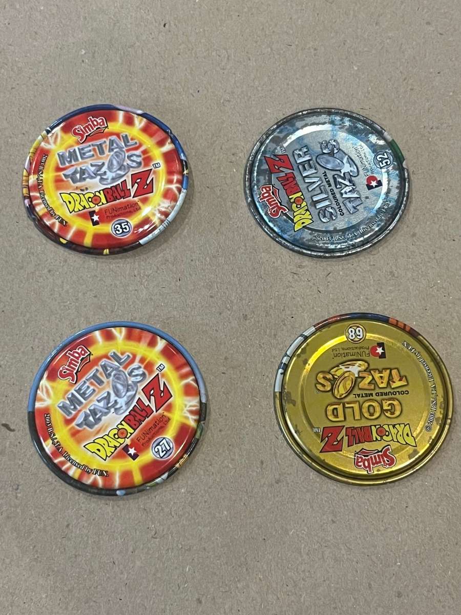 Tazos - Dragonball Z Metal Tazos * 4