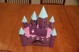 Handmade Castle Party Supplies - centre piece