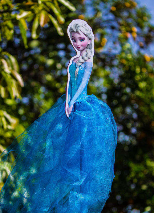 Handmade Frozen Party Supplies - centre piece each