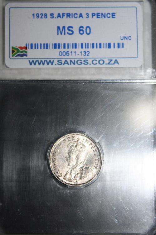 **1928** 3d, SANGS graded MS 60  **
