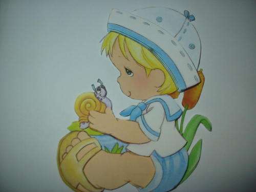 3D precious moments little sailor