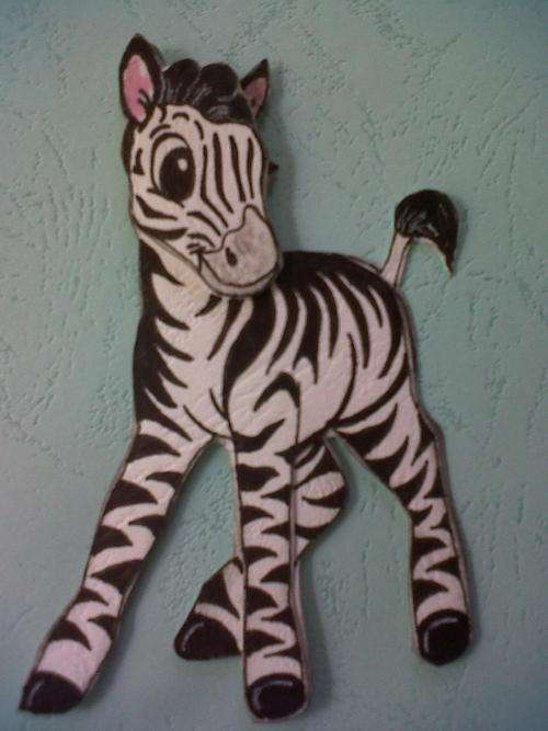 ZEBRA baby - Paper piecing
