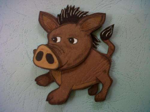 WARTHOG baby - Paper piecing