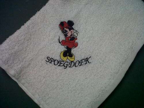 Embroided Burpers - Minnie Mouse